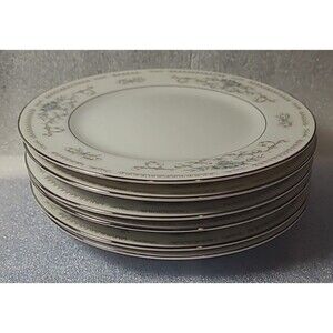 Wade Fine Porcelain China Diane 6" Bread Butter Plate Japan 6 Pcs Vintage